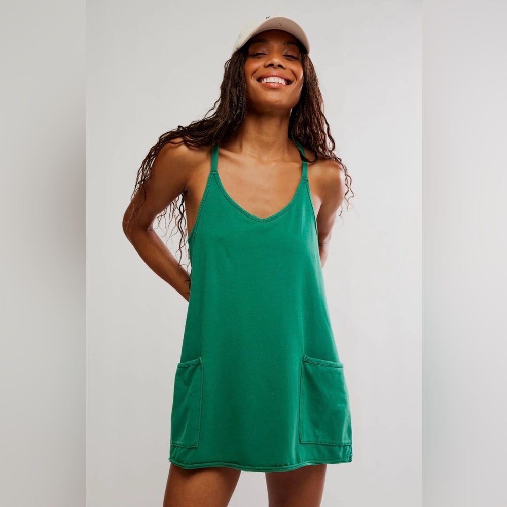 Free People FP Movement Hotshot Mini Dress Romper